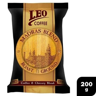 Leo Madras Blend Roast Ground 80 & 20 Coffee