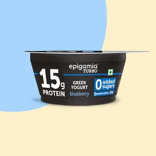 Epigamia Turbo 15g Protein Greek Yogurt Blueberry