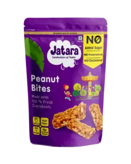 Jatara Peanut Chikki Bites