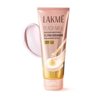 Lakme Peach Milk Sunscreen Moisturiser SPF50