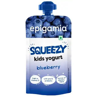 Epigamia Squeezy Kids Yogurt Blueberry