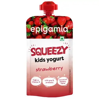 Epigamia Squeezy Kids Yogurt Strawberry