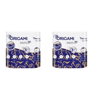 Origami Luxuria Kitchen Tissues -3 Ply | Pack of 2 | 50 Pulls Each