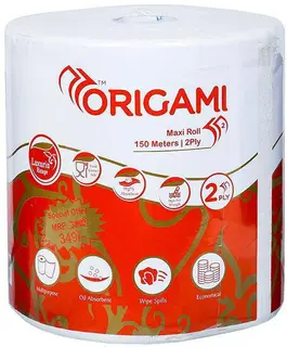 Origami Luxuria Range Maxi Roll - 2 Ply (20cm x 150m)