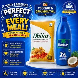Coconut & Groundnut Oil