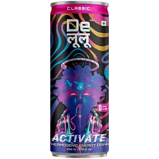 Delulu Activate Energy Drink Zero Sugar Classic