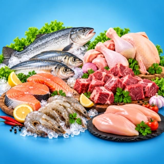 Fish, Meat & Poultry 