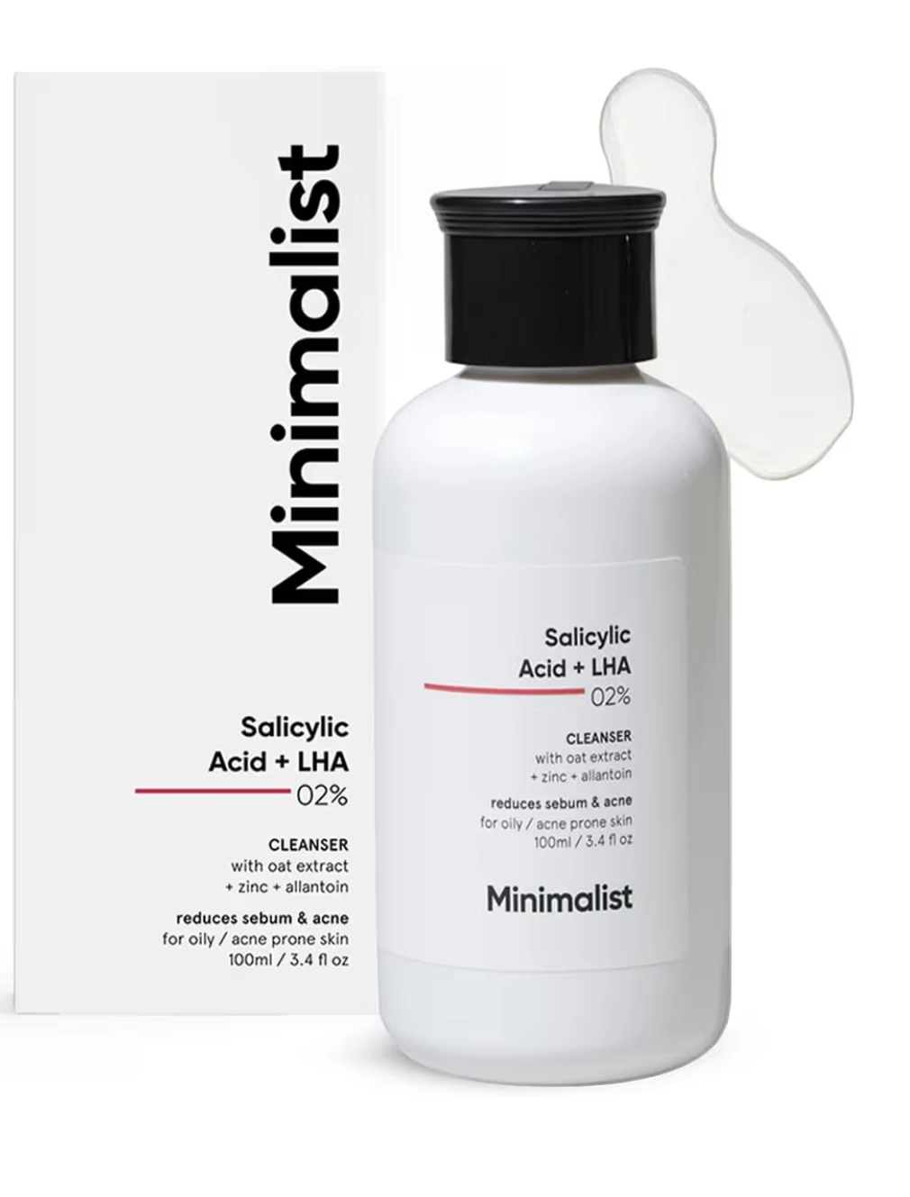 Minimalist 2% Salicylic Acid And LHA Cleanser 100ml - Image 1
