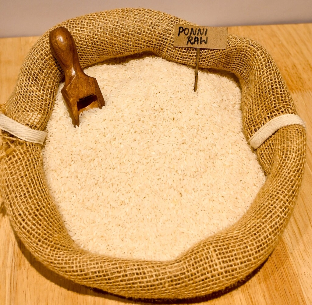 White Ponni Raw Rice