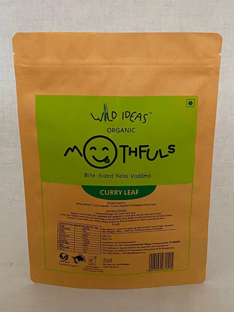 Curry Leaf Yelai Vadam
