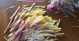 Banana Flower Cleaned