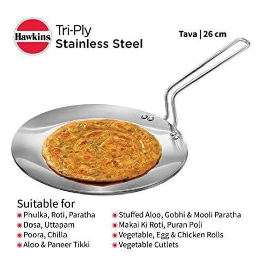 Hawkins Tri Ply Pro Flat Tawa