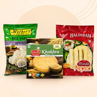 Papad , Khakhras & Frymes