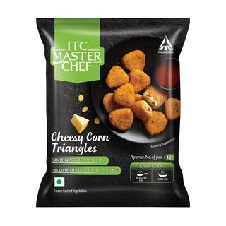 Cheese Corn Triangles