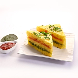 Sandwich Dhokla