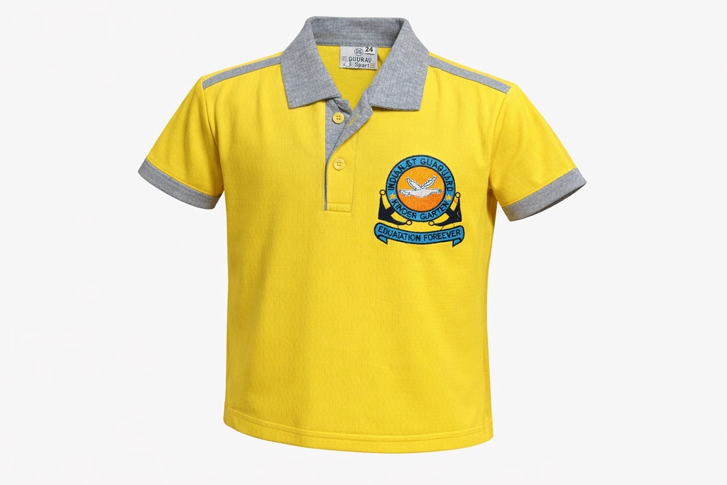Coast Guard Kindergarten House T-Shirt Yellow