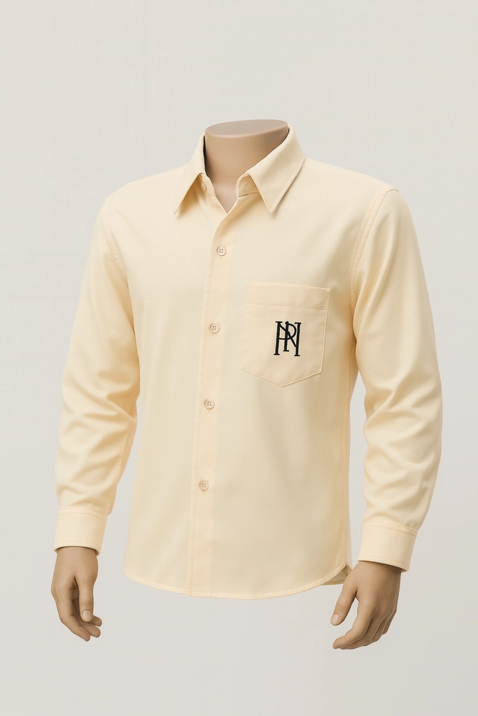 Apeejay Brown Full Sleeves Shirt
