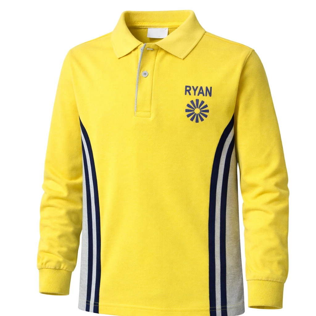 Ryan Full Sleeves T-Shirt Yellow