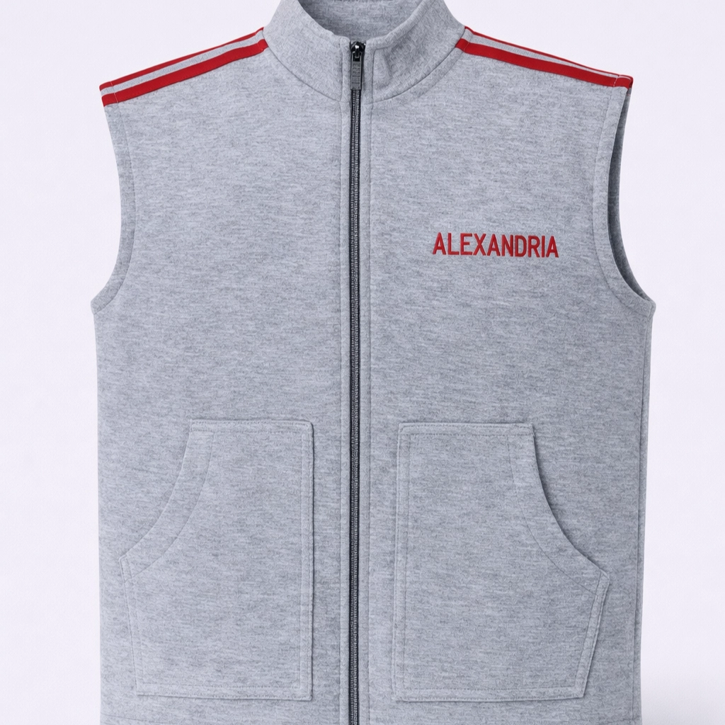 LVIS Winter Track Jacket Half Sleeves Red