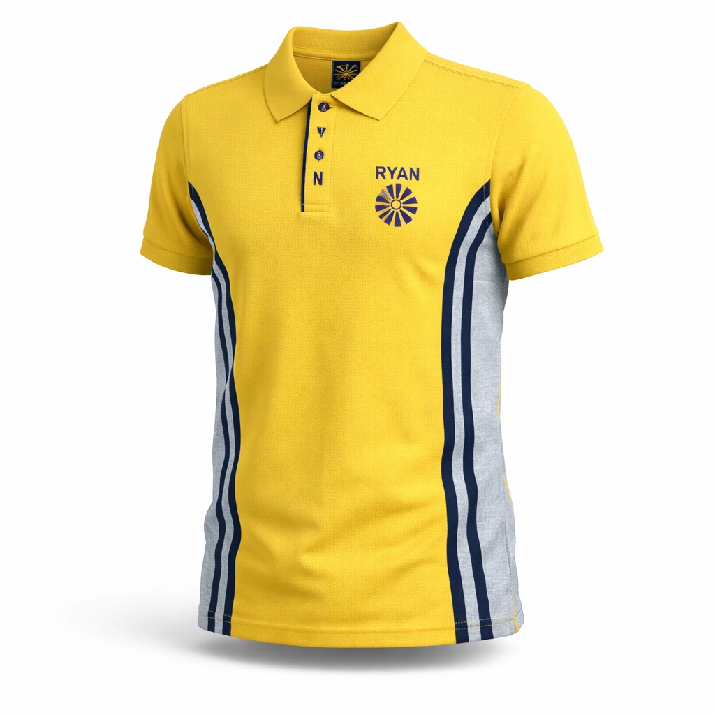 Ryan House T-Shirt  Half Sleeves Yellow