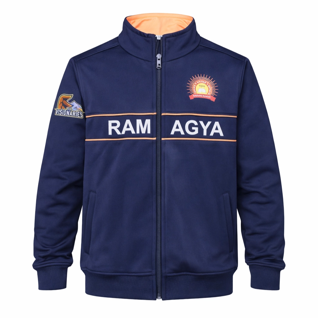 Ramagya School Track Jacket Orange