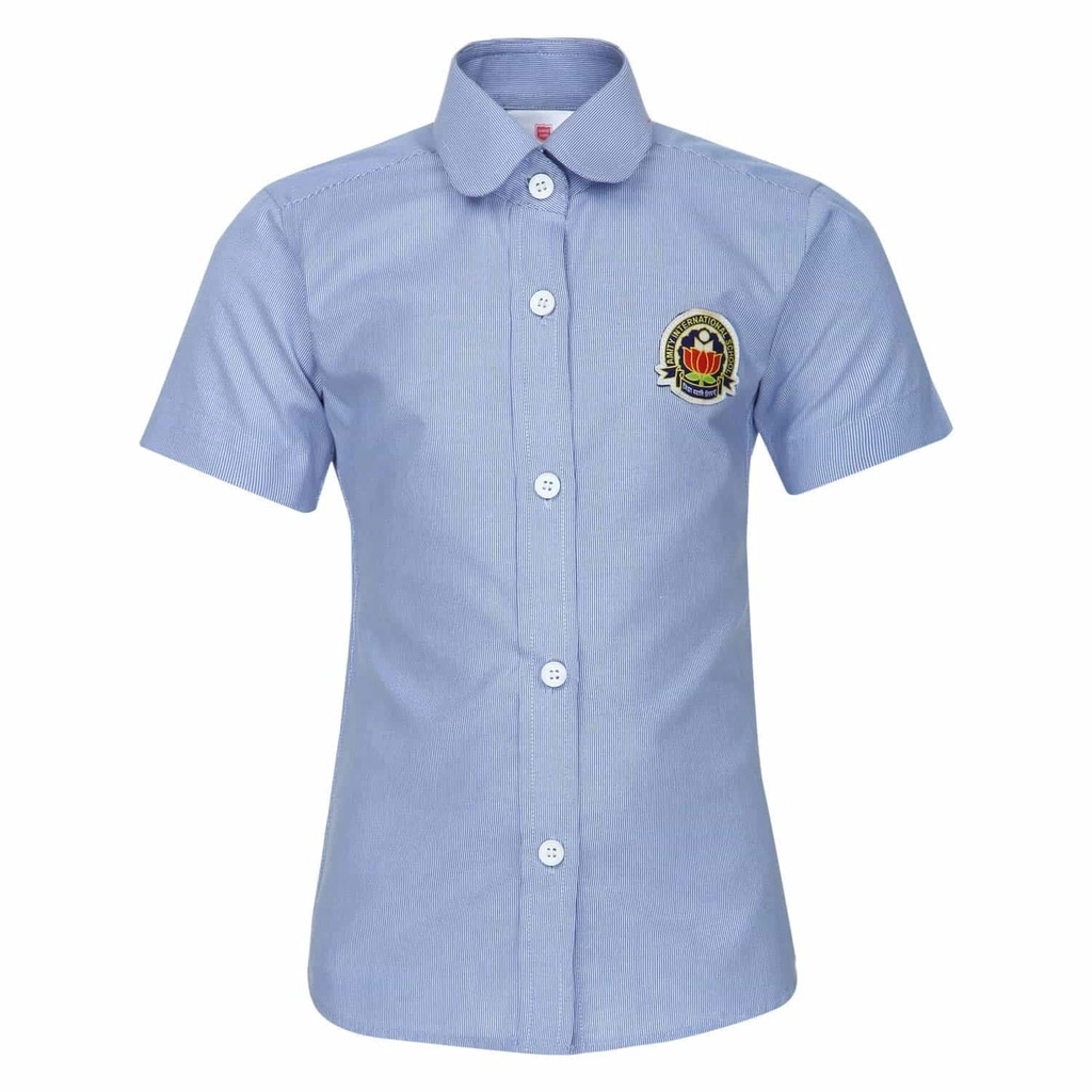 Amity International School Girls Half Sleeves Shirt