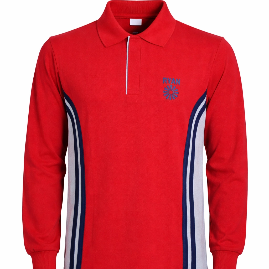 Ryan Full Sleeves T-Shirt Red