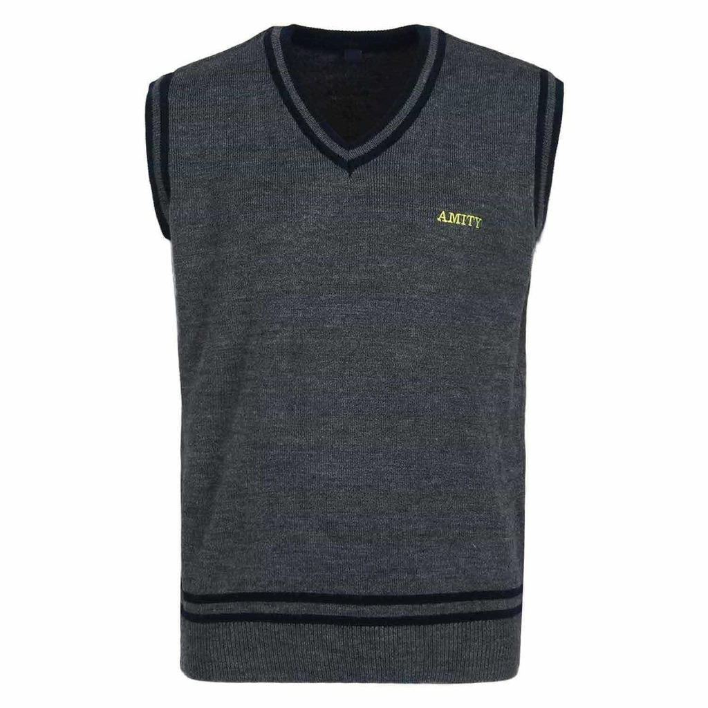 Amity Unisex Grey Sleeveless Sweater - Class Nursery to 12