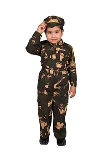 Kids Army Camouflage Costume – Jungle Print – Fancy Dress & Cultural Events