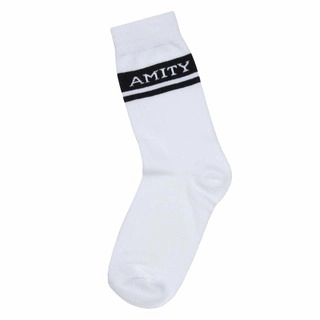 Amity Summer Unisex White Socks - Class 1 to 8