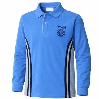 Ryan Full Sleeves T-Shirt Blue
