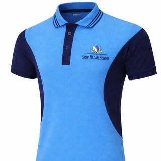 Shiv Nadar School T-shirt Half Sleeves Blue