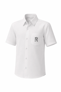 Apeejay Shirt Half Sleeves White