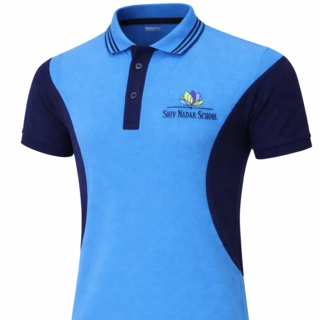 Shiv Nadar School T-shirt Half Sleeves Blue