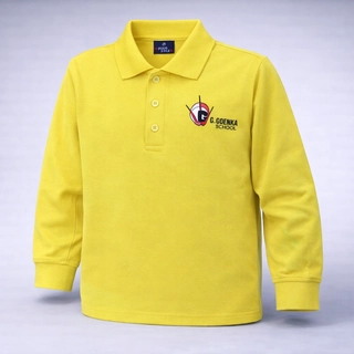 GD Goenka Track T-Shirt Full Sleeves Yellow