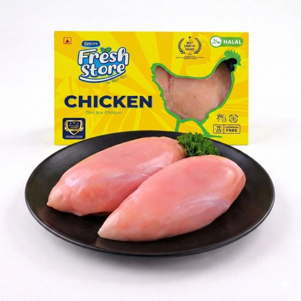 BONELESS CHICKEN BREAST - 500g