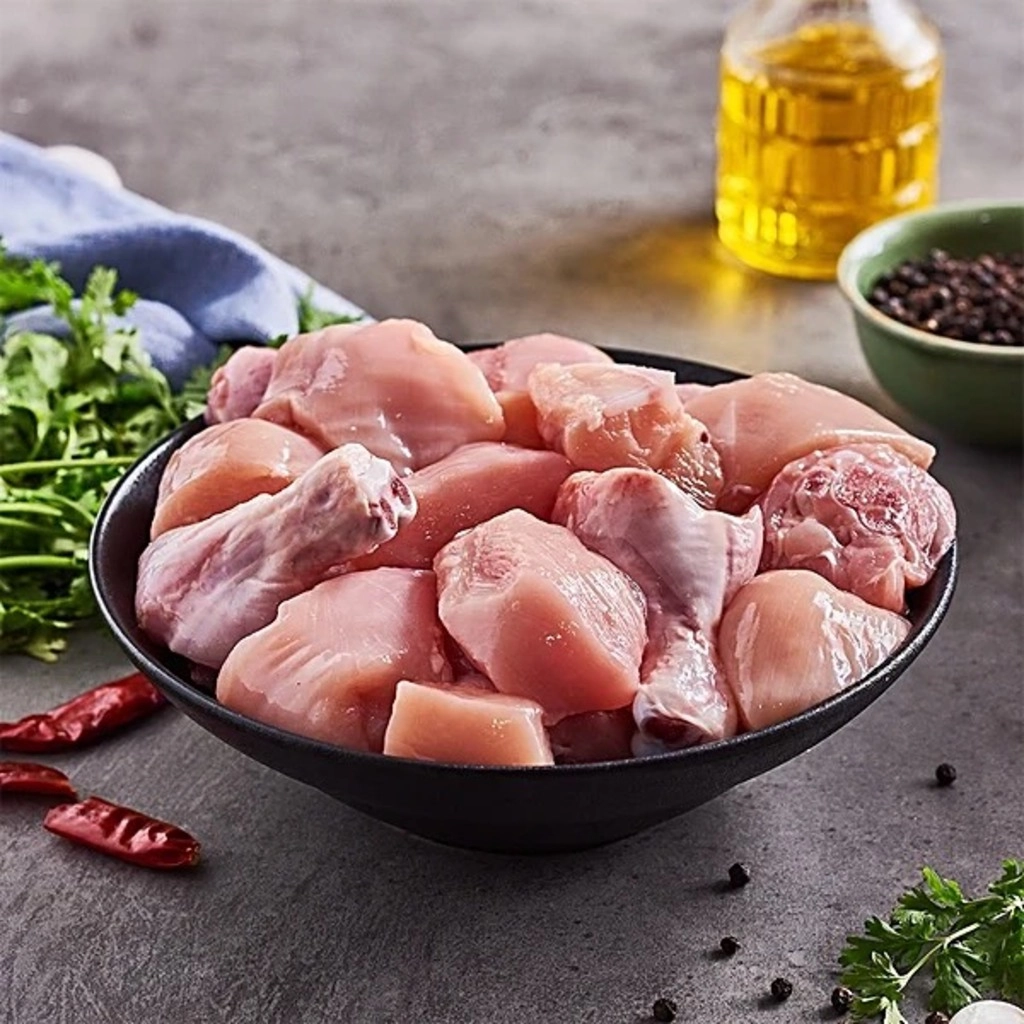Chicken curry cut without skin 500g