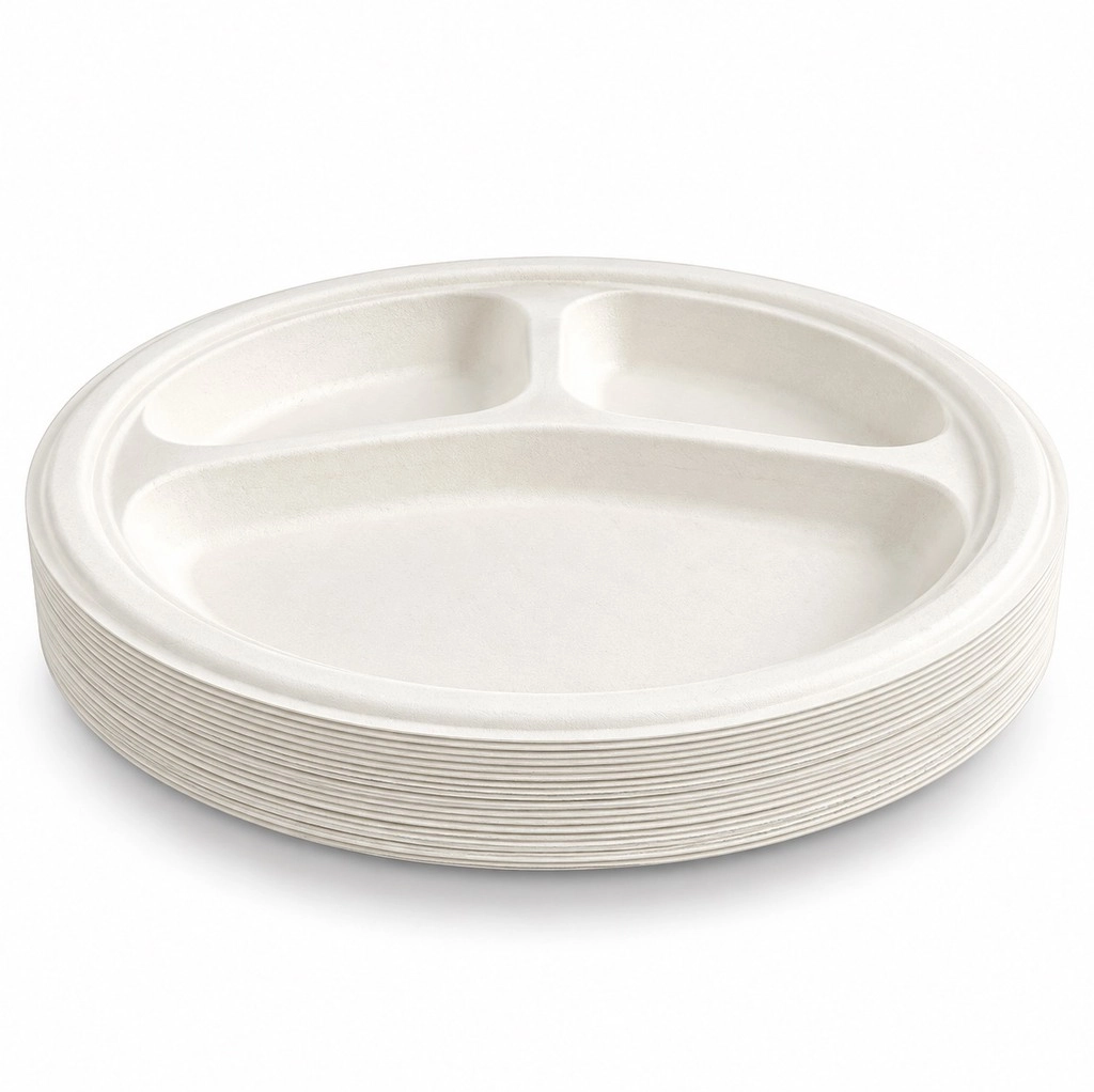 Bagasse Plate Round
