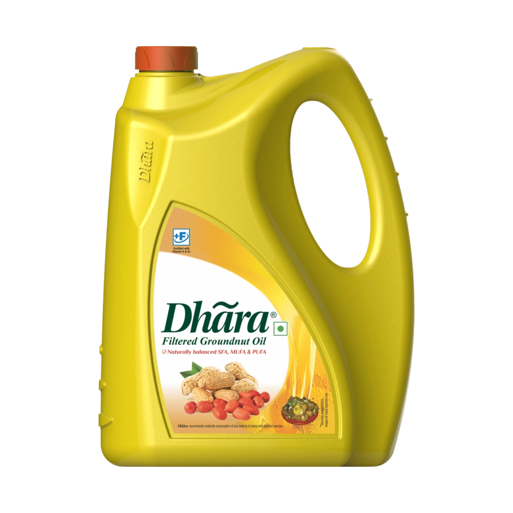 Dhara Groundnut Oil Can