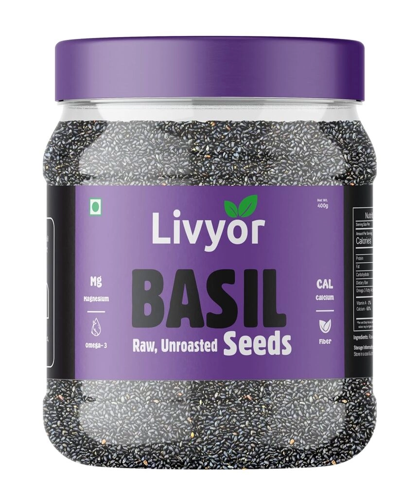 Raw Basil Seeds
