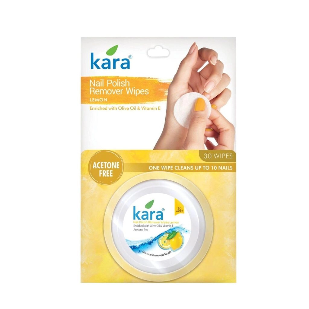 Kara  Lemon Nail Remov 30Wipe