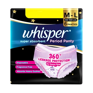 Whisper Period Panty M-l