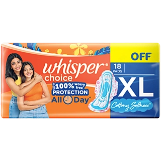 Whisper Choice Xl18pad
