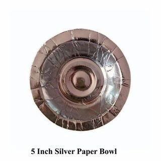 Silver Paper Bowl Inch