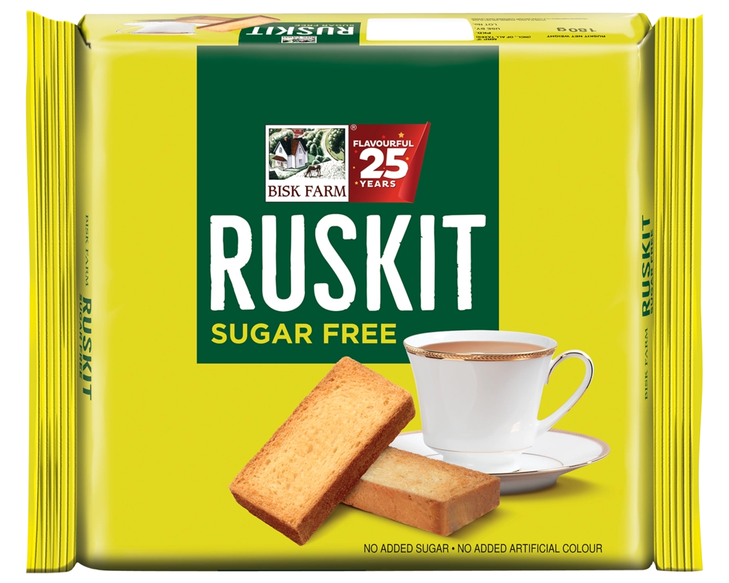 BISK FARM RUSKIT SUGAR FREE 180 G