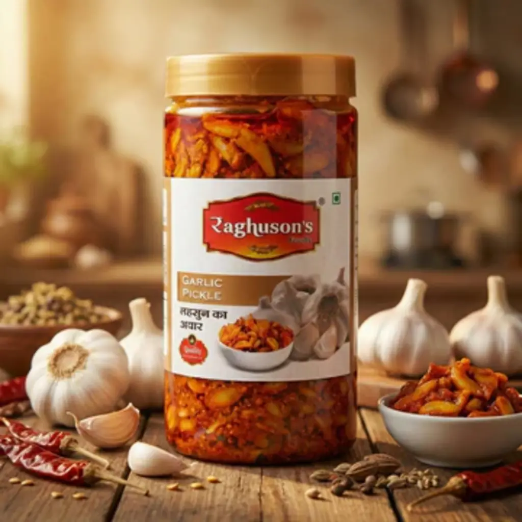 RAGHUSON'S GARLIC  PICKLE 400 G