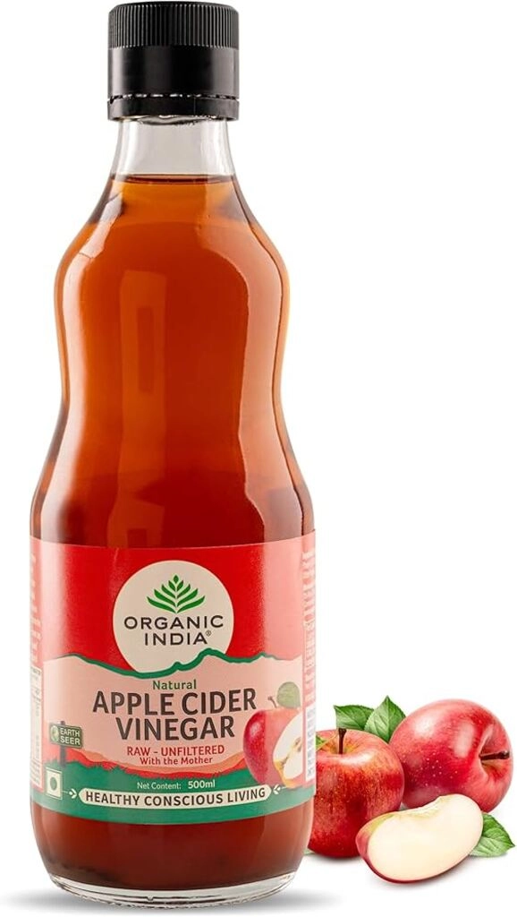 ORGANIC INDIA APPLE CIDER VINEGAR 500ML