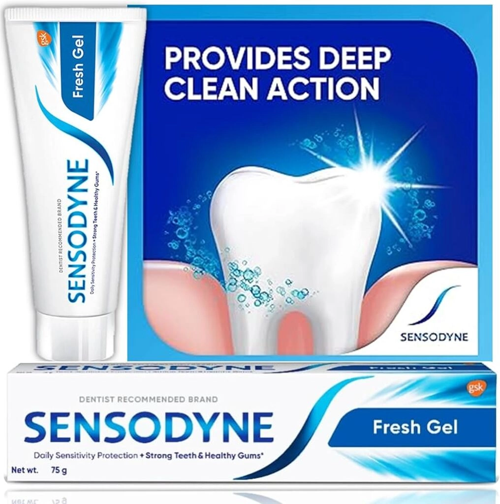 SENSODYNE FRESH GEL TOOTH PASTE 75G