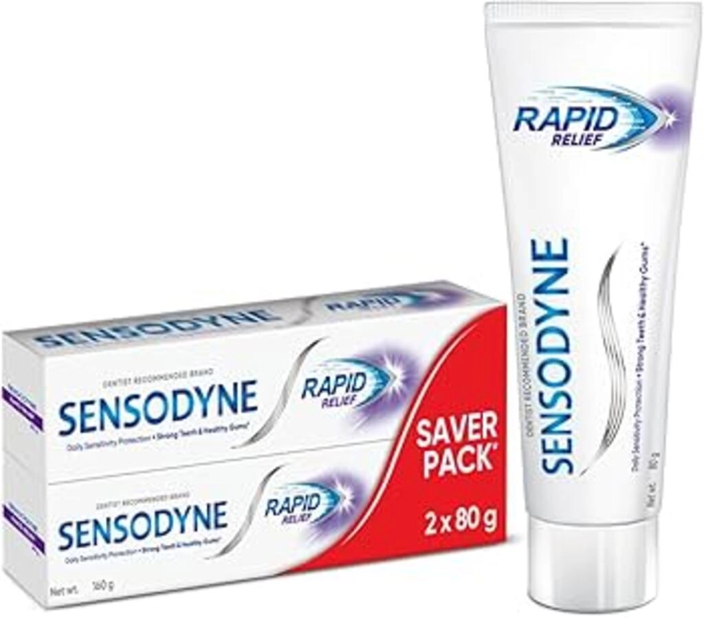 SENSODYNE RAPID RELIFE TOOTH PASTE 80G*2