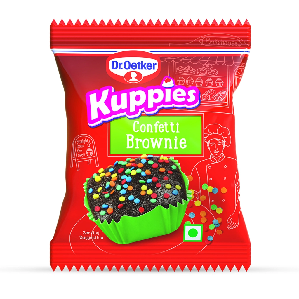DR OETKER KUPPIES CONFETTI BROWNIE 37G